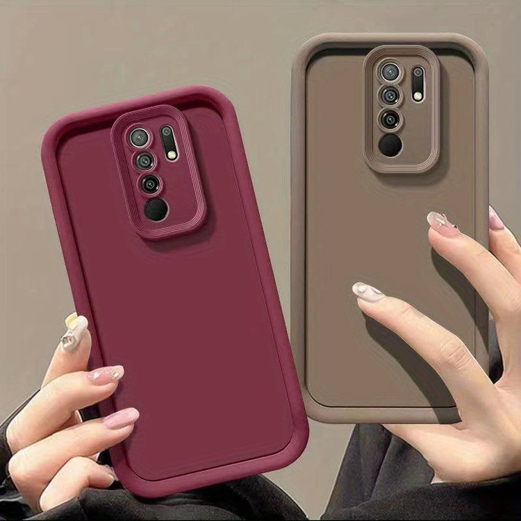 کاور موکولو مدل Silicone puffer Strap مناسب برای گوشی موبایل شیائومی Redmi 9/ Redmi 9 prime به همراه بند آویز