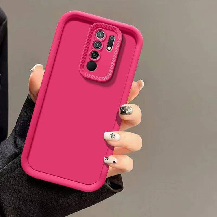 کاور موکولو مدل Silicone puffer Strap مناسب برای گوشی موبایل شیائومی Redmi 9/ Redmi 9 prime به همراه بند آویز