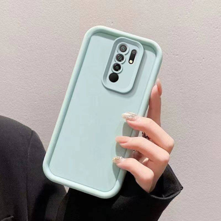 کاور موکولو مدل Silicone puffer Strap مناسب برای گوشی موبایل شیائومی Redmi 9/ Redmi 9 prime به همراه بند آویز