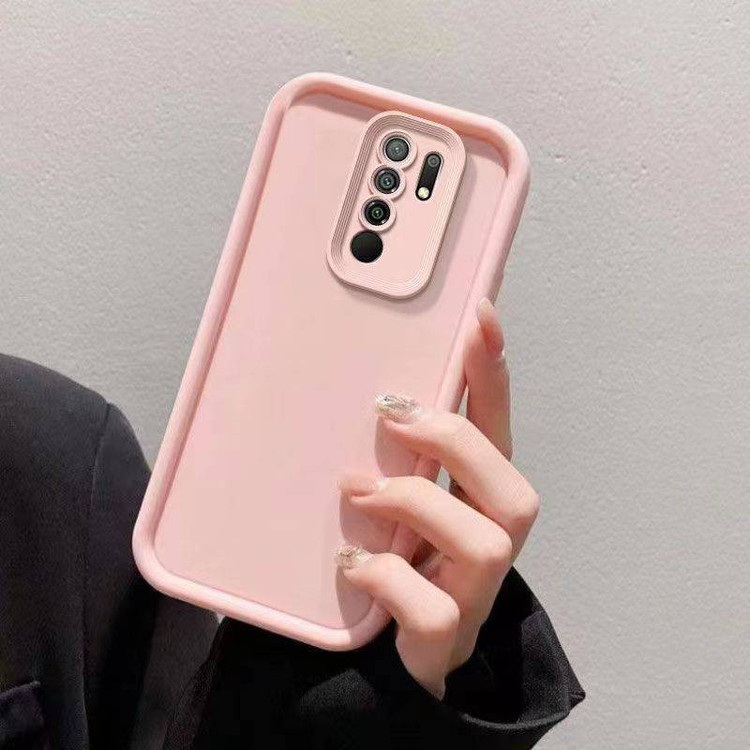 کاور موکولو مدل Silicone puffer Strap مناسب برای گوشی موبایل شیائومی Redmi 9/ Redmi 9 prime به همراه بند آویز