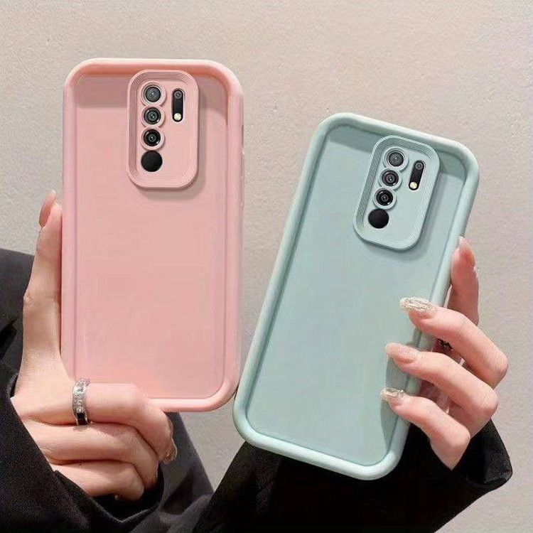 کاور موکولو مدل Silicone puffer Strap مناسب برای گوشی موبایل شیائومی Redmi 9/ Redmi 9 prime به همراه بند آویز