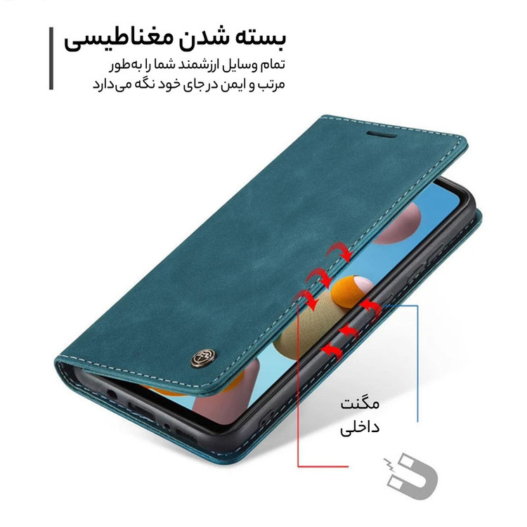 کیف کلاسوری کیسمی مدل Vintage-013 مناسب برای گوشی موبایل شیائومی Redmi 10C / Poco C40