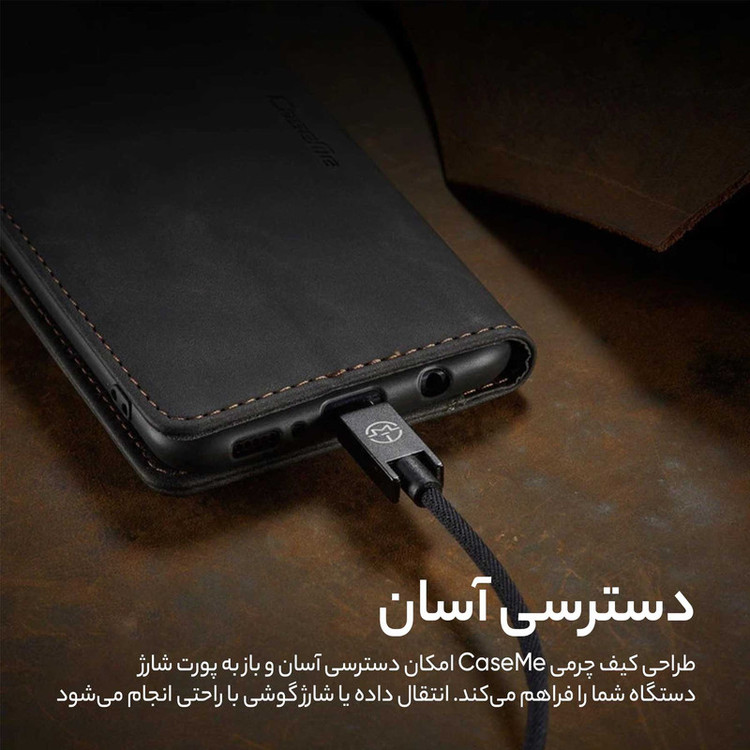 کیف کلاسوری کیسمی مدل Vintage-013 مناسب برای گوشی موبایل شیائومی Redmi 10C / Poco C40