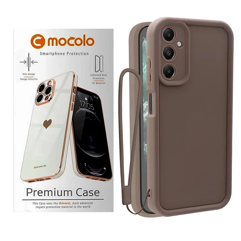 کاور موکولو مدل Silicone Puffer Strap مناسب برای گوشی موبایل سامسونگ Galaxy A25 به همراه بند آویز