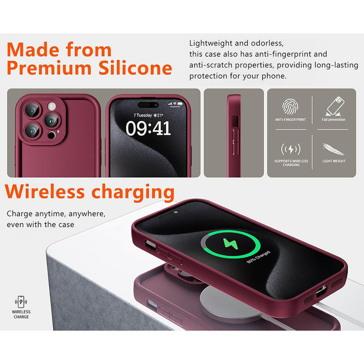 کاور موکولو مدل Silicone Puffer Strap مناسب برای گوشی موبایل سامسونگ Galaxy A17 به همراه بند آویز