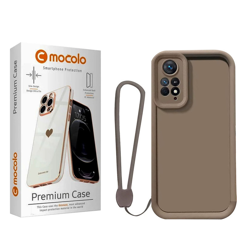 کاور موکولو مدل Silicone Puffer Apple Strap مناسب برای گوشی موبایل شیائومی Redmi Note 12 Pro 4G به همراه بند آویز