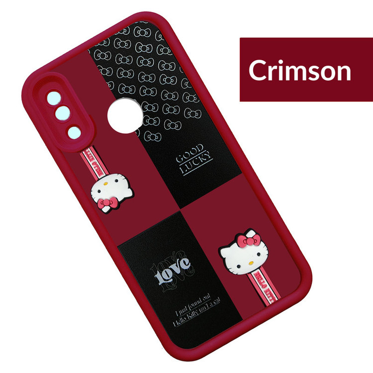 کاور موفی مدل Silicone Puffer Hello Kitty Strap مناسب برای گوشی موبایل هوآوی Y6 Prime 2019 به همراه بند