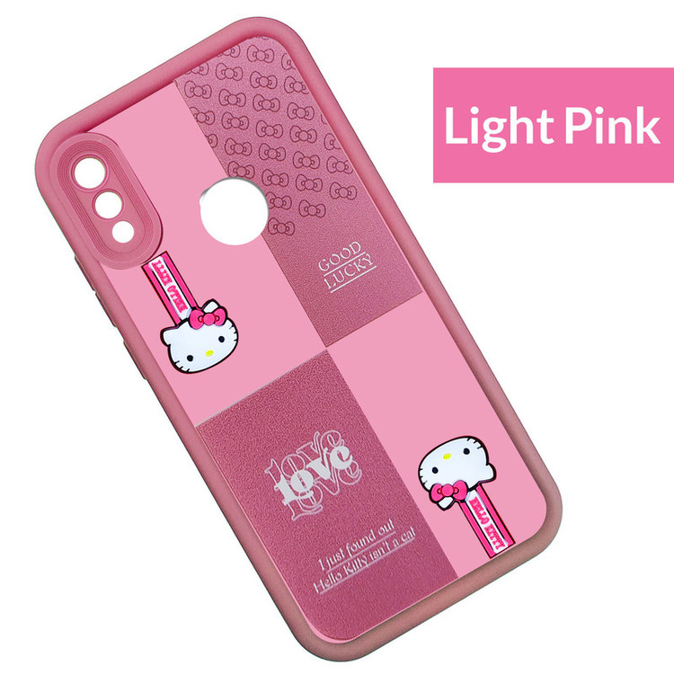 کاور موفی مدل Silicone Puffer Hello Kitty Strap مناسب برای گوشی موبایل هوآوی Y6 Prime 2019 به همراه بند