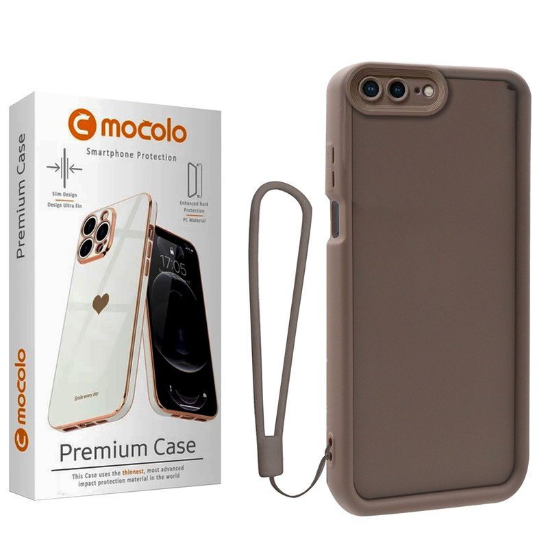 کاور موکولو مدل Silicone Puffer Strap مناسب برای گوشی موبایل اپل iPhone 7 Plus/ iPhone 8 Plus به همراه بند آویز