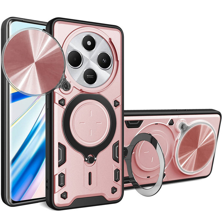 کاور اسپارتان مدل Strap مناسب برای گوشی موبایل شیائومی Redmi 14C/ Poco C75 به همراه بند آویز و پاپ سوکت