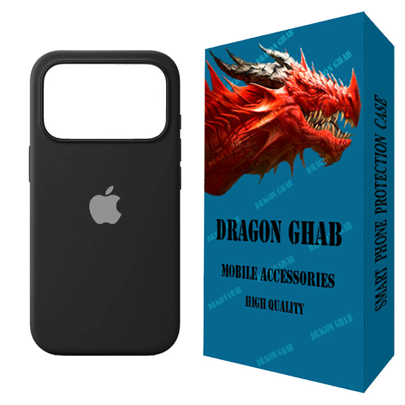 کاور دراگون قاب مدل سیلیکونی طرح SLB مناسب برای گوشی موبایل اپل iPhone 17 Pro Max