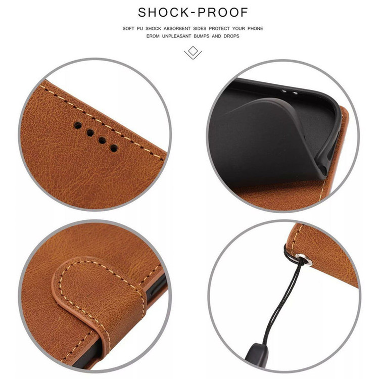 کیف کلاسوری گاردتک مدل Flip cover strap مناسب برای گوشی موبایل شیائومی Redmi Note 15 4G به همراه بند