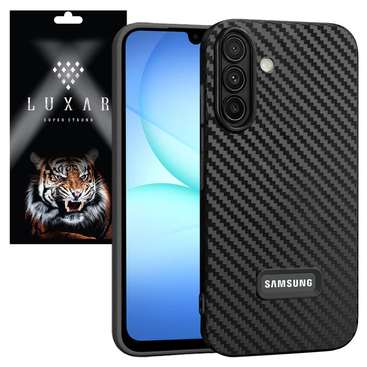 کاور لوکسار مدل A17 _Carbon Line مناسب برای گوشی موبایل سامسونگ Galaxy A17