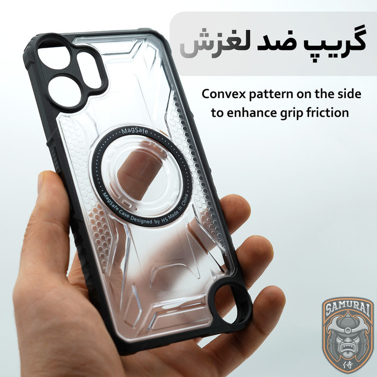 کاور سامورایی مدل Shocksafe مناسب برای گوشی موبایل ناتینگ CMF Phone 2 Pro