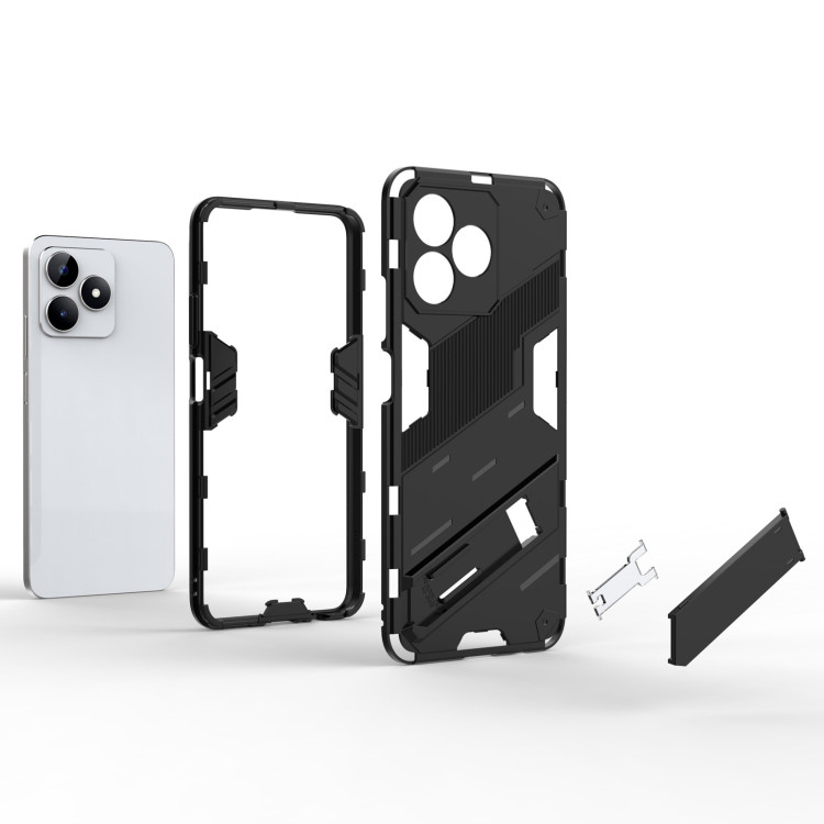 کاور اسپارتان مدل Bibercas Strap مناسب برای گوشی موبایل ریلمی Realme C51/ C53/ Note 50 4G به همراه بندآویز