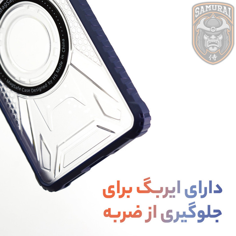 کاور سامورایی مدل Shocksafe مناسب برای گوشی موبایل شیائومی Redmi Note 15 Pro Plus / Poco M8 Pro 5G