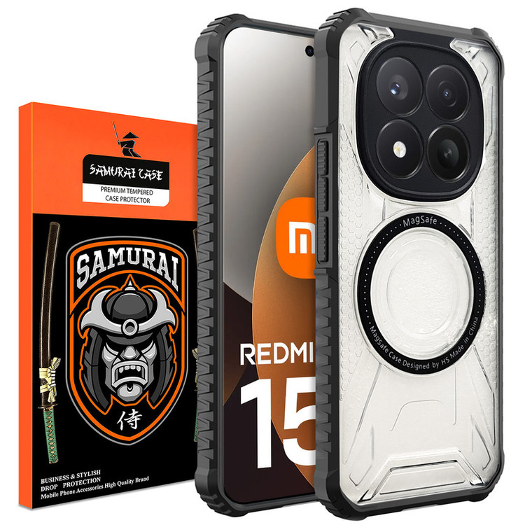کاور سامورایی مدل Shocksafe مناسب برای گوشی موبایل شیائومی Redmi Note 15 Pro Plus / Poco M8 Pro 5G
