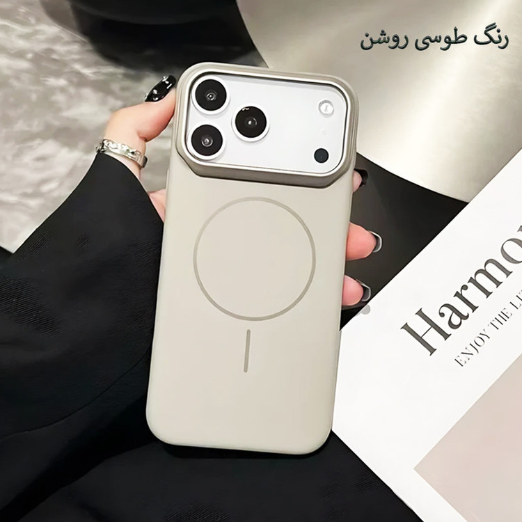 کاور قاب ناب مدل AuricMatte Signature Magsafe Case مناسب برای گوشی موبایل اپل IPhone 17 Pro Max