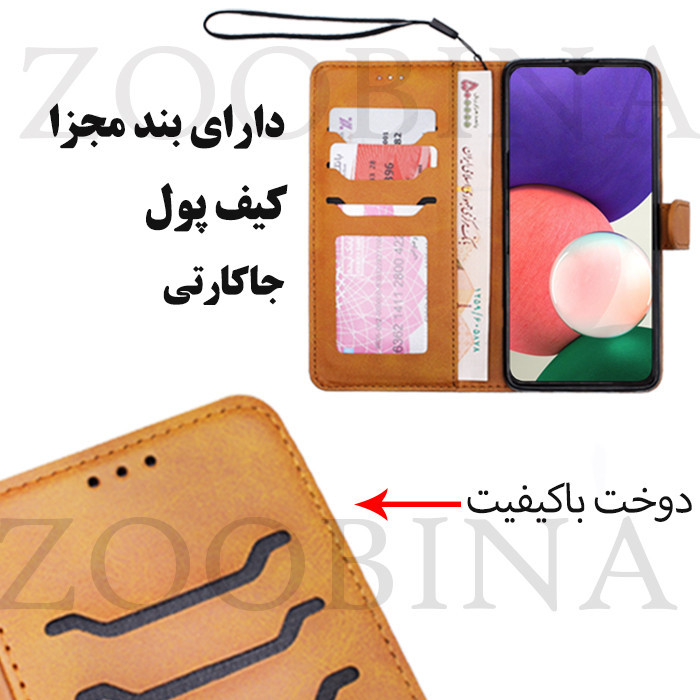 کیف کلاسوری زوبینا مدل Magnetic مناسب برای گوشی موبایل اپل iPhone 13 Pro Max
