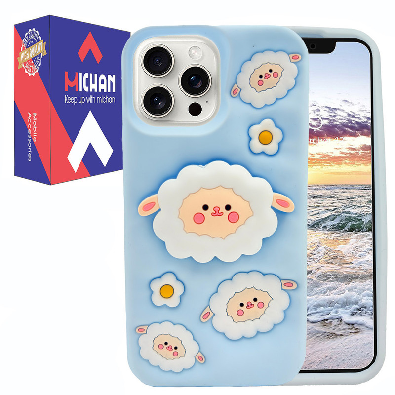 کاور میچان طرح ببعی مناسب برای گوشی موبایل اپل IPHONE 13 PRO/14 PRO/15 PRO