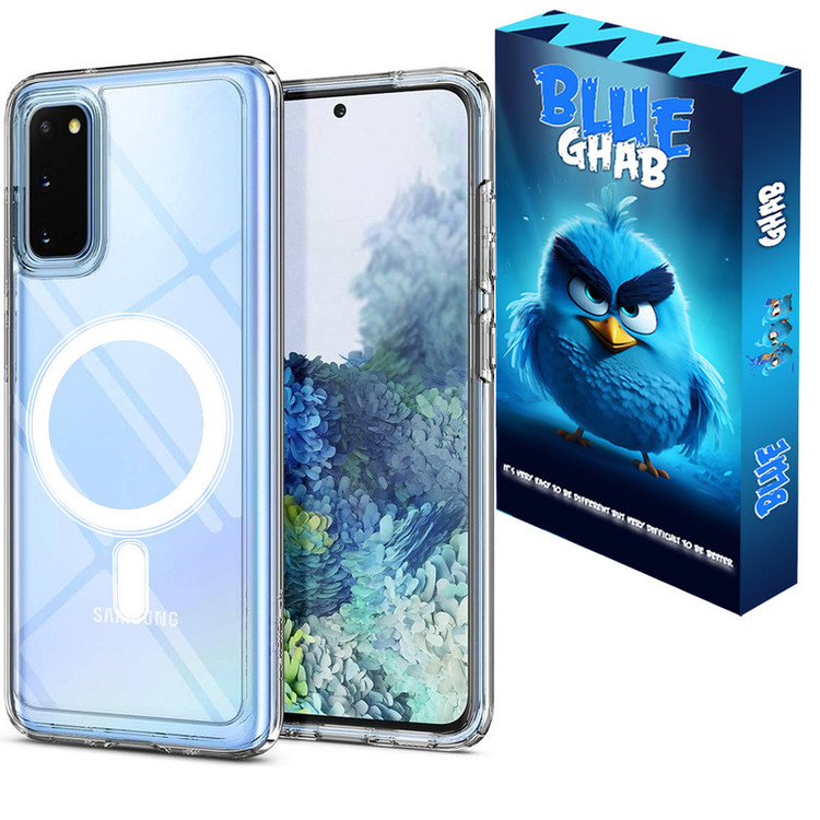 کاور بلو قاب مدل مگ سیف کد 01 مناسب برای گوشی موبایل سامسونگ Galaxy S20 Plus