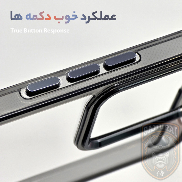 کاور سامورایی مدل Crystal Shield مناسب برای گوشی موبایل سامسونگ Galaxy A07 4G