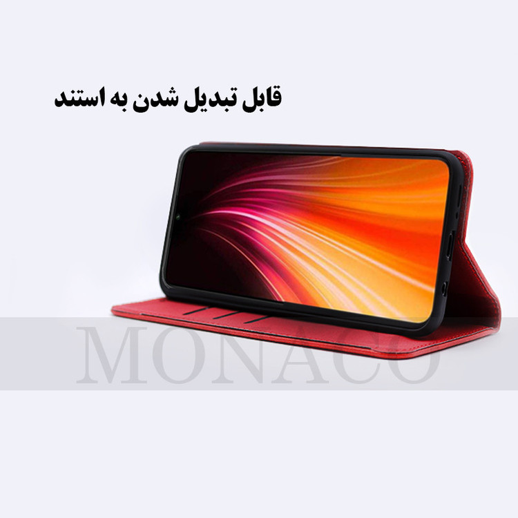 کیف کلاسوری موناکو مدل Magnetic مناسب برای گوشی موبایل شیائومی Mi Note 10 Lite