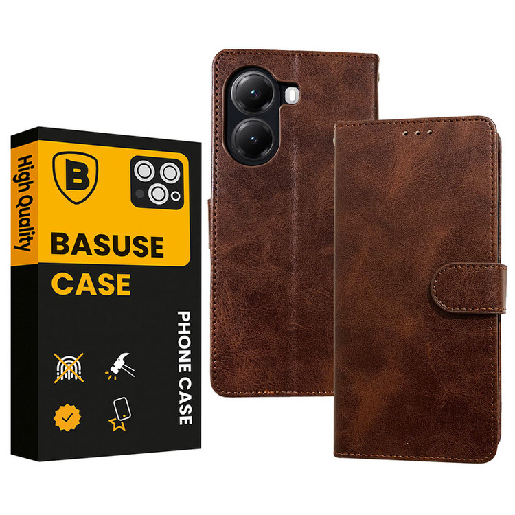 کیف کلاسوری باسئوس مدل Magneti کد M004 مناسب برای گوشی موبایل شیائومی Poco X7Pro