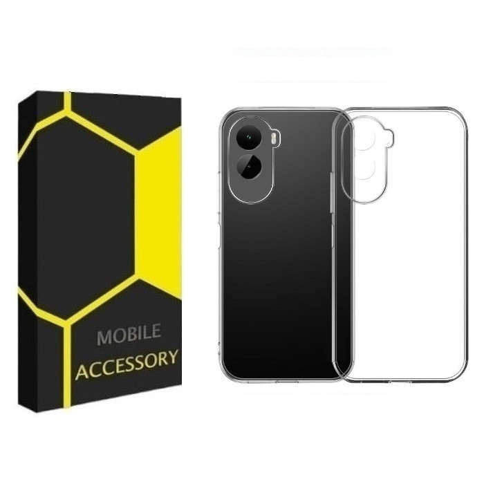 کاور مدل Transparent مناسب برای گوشی موبایل شیائومی Poco M7 4G / M7 Plus 5G
