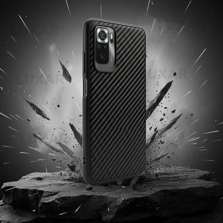 کاور لوکسار مدل note10s _Carbon Line مناسب برای گوشی موبایل شیائومی Poco M5S / Redmi Note 10S / Note 10 4G