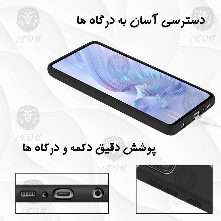 کاور لئون مدل سیلیکون Org مناسب برای گوشی موبایل اپل iPhone 16