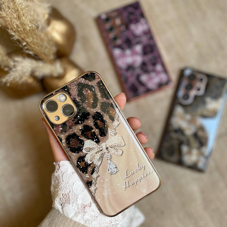 کاور طرح پاپیون پلنگی مناسب برای گوشی موبایل اپل Iphone 13