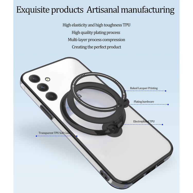 کاور موکولو مدل Ring Stand Strap مناسب برای گوشی موبایل سامسونگ Galaxy A35 به همراه بند