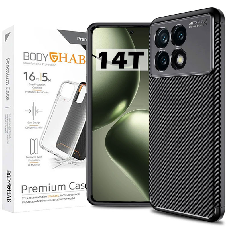 کاور بادی قاب مدل CARBON_Mi14T مناسب برای گوشی موبایل شیائومی 14T
