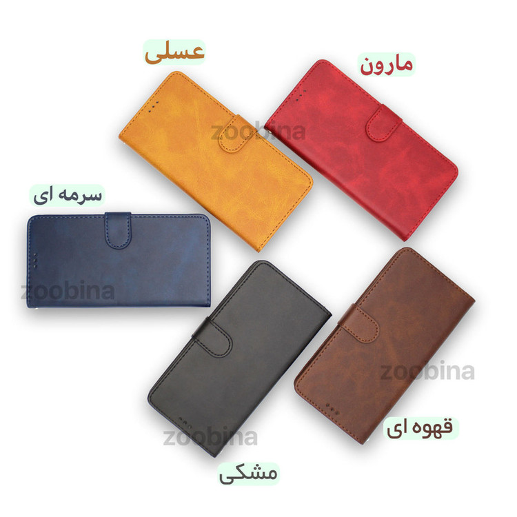 کیف کلاسوری زوبینا مدل zooma مناسب برای گوشی موبایل سامسونگ Galaxy J6 Plus