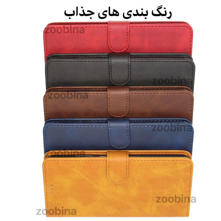 کیف کلاسوری زوبینا مدل zooma مناسب برای گوشی موبایل سامسونگ Galaxy J6 Plus