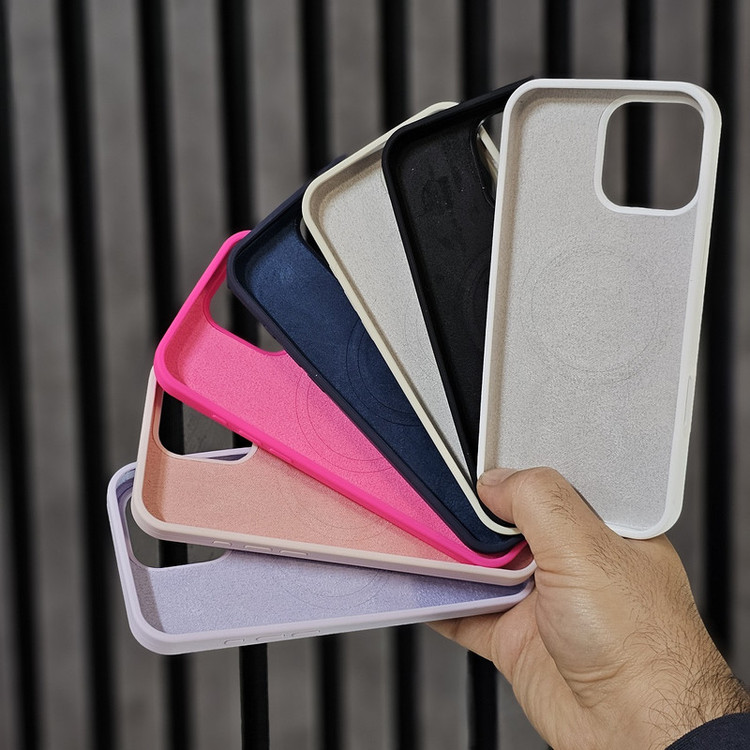 کاور کیس مدل سیلیکون مگ سیف مناسب برای گوشی موبایل اپل Iphone 16pro