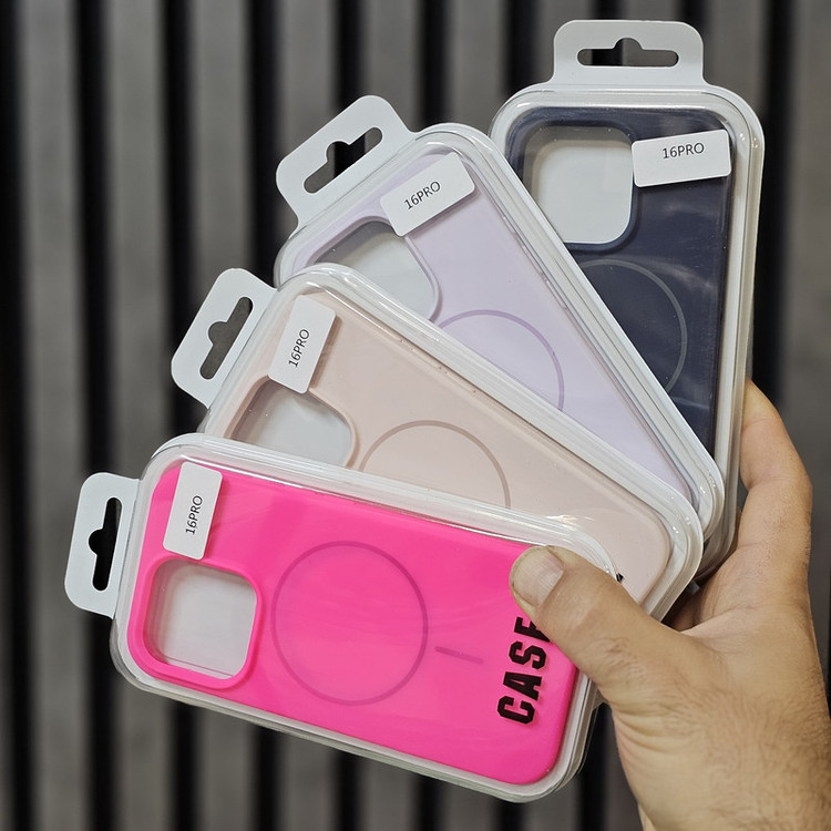 کاور کیس مدل سیلیکون مگ سیف مناسب برای گوشی موبایل اپل Iphone 16pro