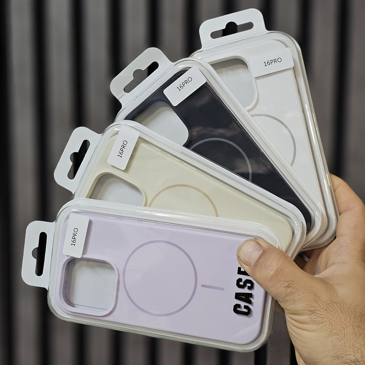 کاور کیس مدل سیلیکون مگ سیف مناسب برای گوشی موبایل اپل Iphone 16pro
