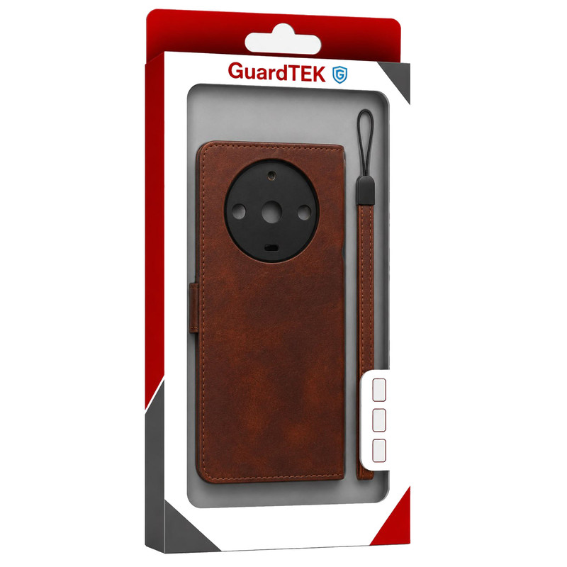 کیف کلاسوری گاردتک مدل Flip cover strap مناسب برای گوشی موبایل ریلمی Realme 11 Pro Plus به همراه بند