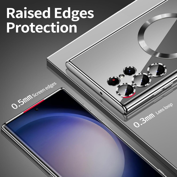 کاور مانستر مدل Clear Magsafe مناسب برای گوشی موبایل سامسونگ Galaxy S22 Ultra