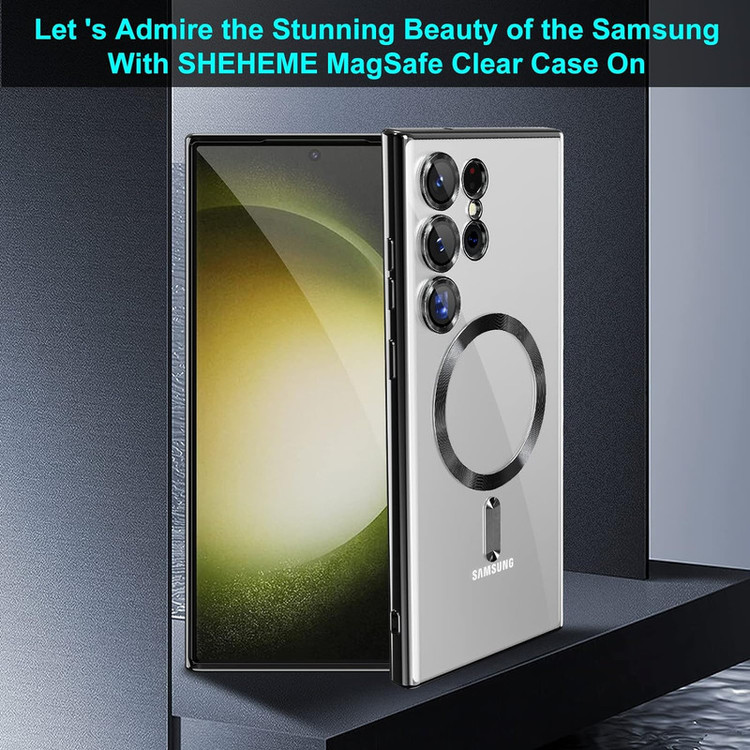 کاور مانستر مدل Clear Magsafe مناسب برای گوشی موبایل سامسونگ Galaxy S22 Ultra