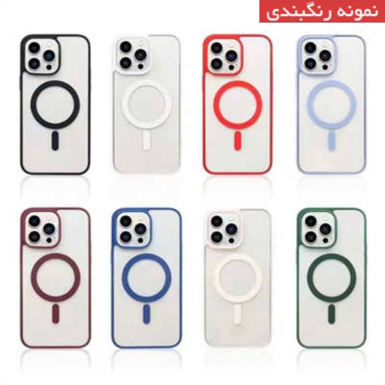 کاور شارک قاب مدل مگ سیف طرح کالرفول مناسب برای گوشی موبایل اپل iPhone 7 Plus / 8 Plus