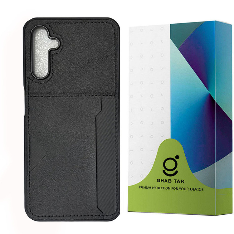 کاور قاب تک مدل چرمی جاکارتی مناسب برای گوشی موبایل سامسونگ Galaxy A14