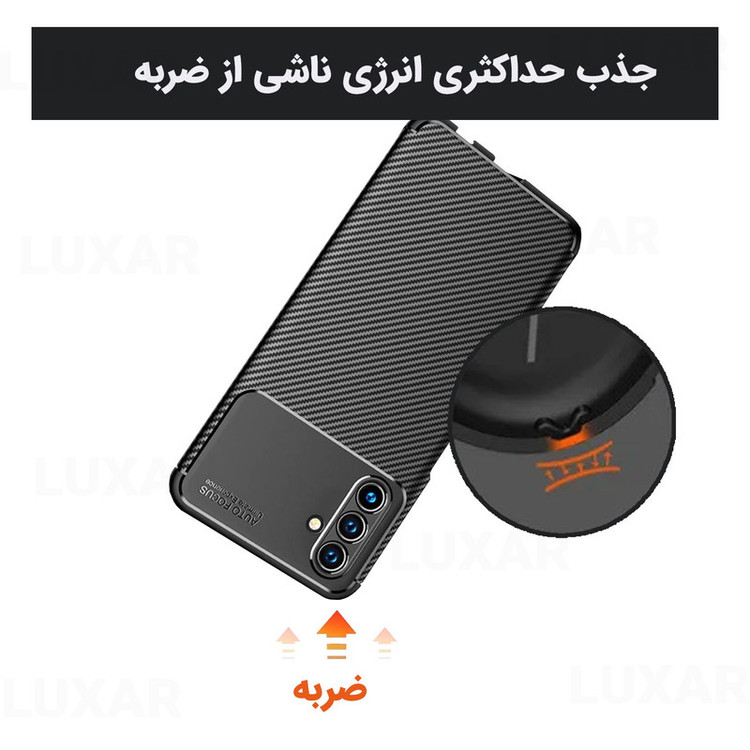 کاور بادی قاب مدل Fiber Carbon2 مناسب برای گوشی موبایل سامسونگ Galaxy A16 5G / A16 4G