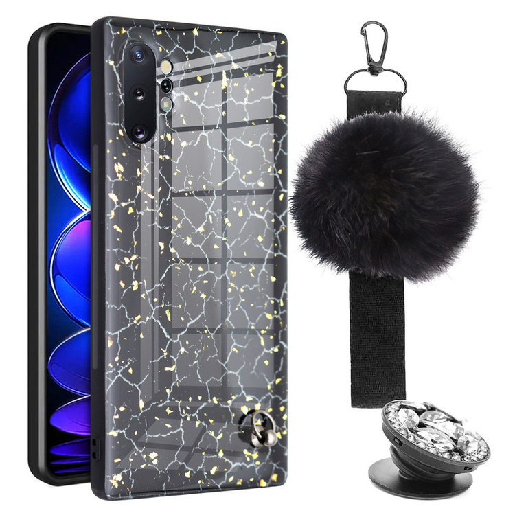 کاور مدل پام پام مناسب برای گوشی موبایل سامسونگ Galaxy Note 10 Plus به همراه بند و پایه نگهدارنده