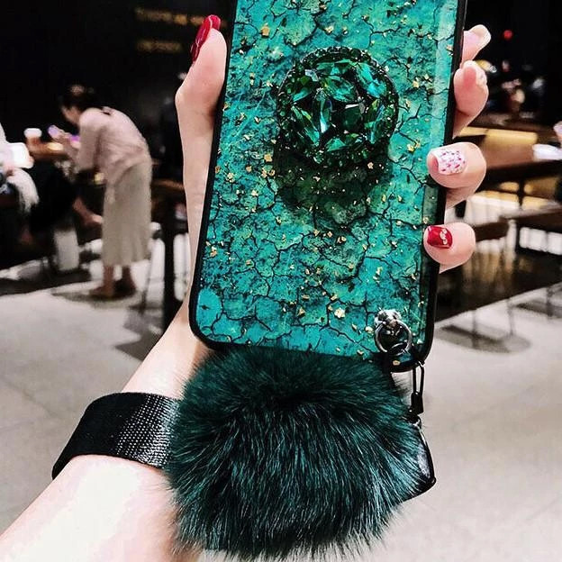 کاور مدل پام پام مناسب برای گوشی موبایل سامسونگ Galaxy Note 10 Plus به همراه بند و پایه نگهدارنده