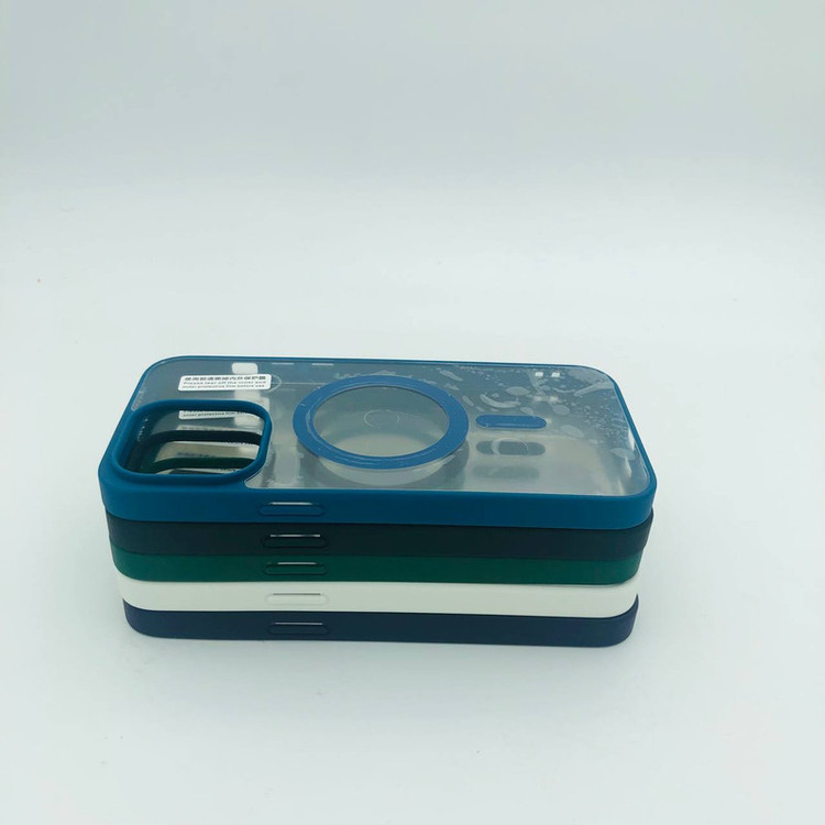 کاور مدل magsafe دور سیلیکونی مناسب برای گوشی موبایل اپل iphone 14promax