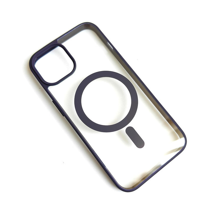کاور مدل magsafe دور سیلیکونی مناسب برای گوشی موبایل اپل iphone 14promax