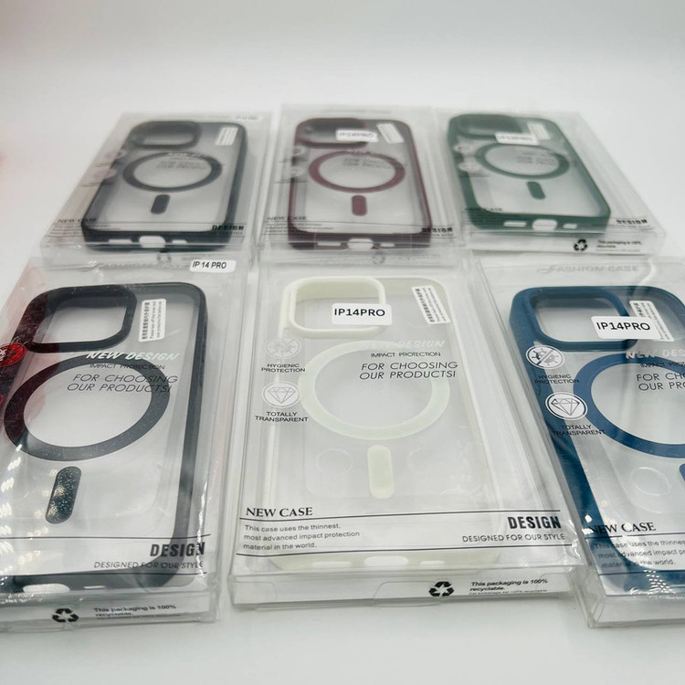 کاور مدل magsafe دور سیلیکونی مناسب برای گوشی موبایل اپل iphone 14promax